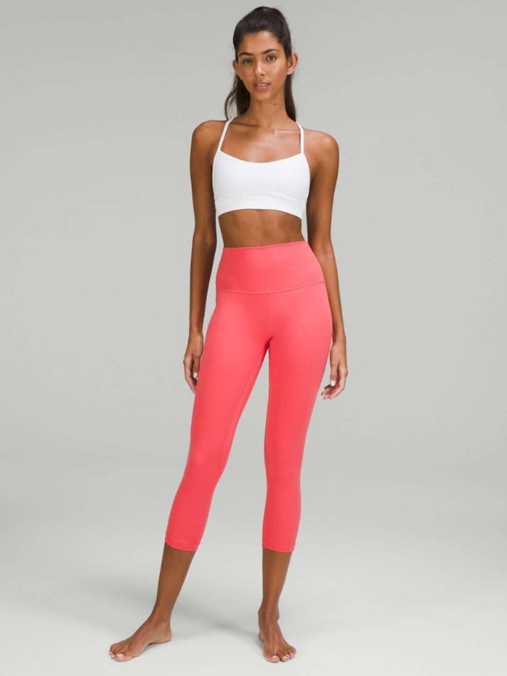 Lululemon Align High-Rise Crop 23" Pale Raspberry Size 4